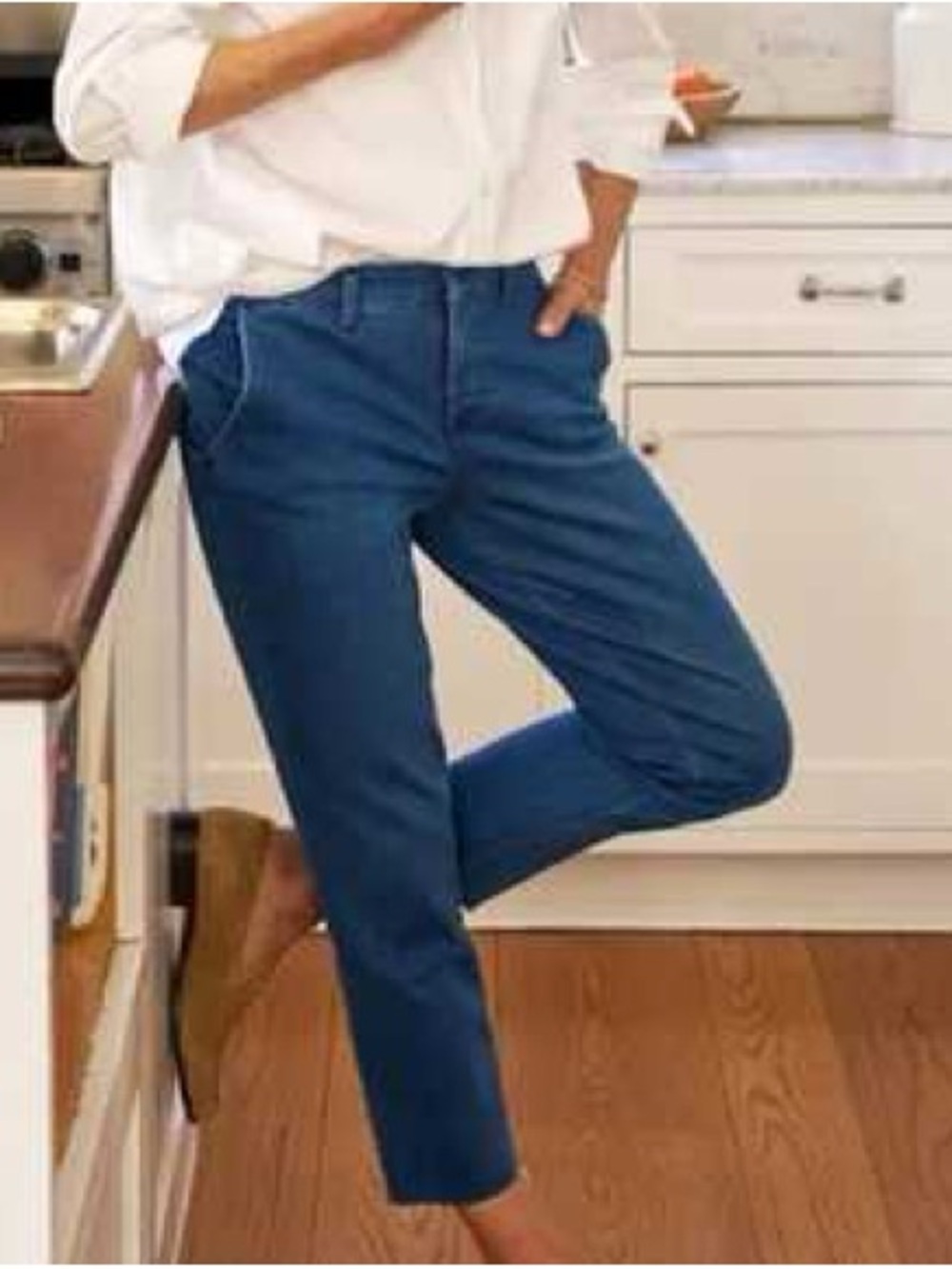 Frank & Eileen Wicklow Jeans Raw Hem Sz 12
